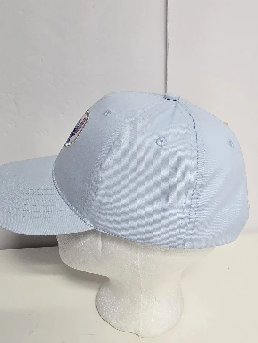 NWT Disney Stitch Light Blue Snap Back Kids Hat